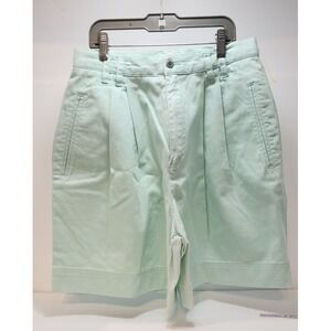 Vintage 90s Womens Liz Claiborne Shorts, The Walk Short,‎ Mint Green Y2K